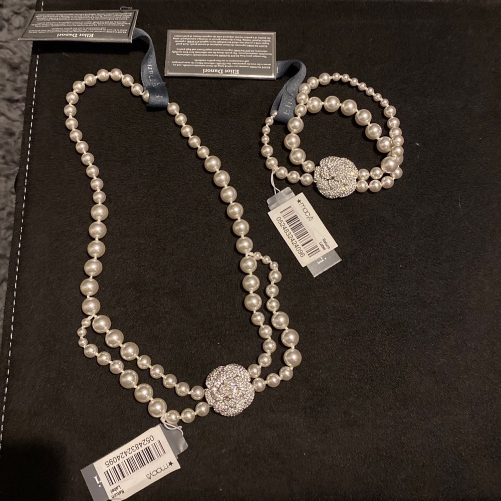 Eliot Danori Pear Necklace & Bracelet